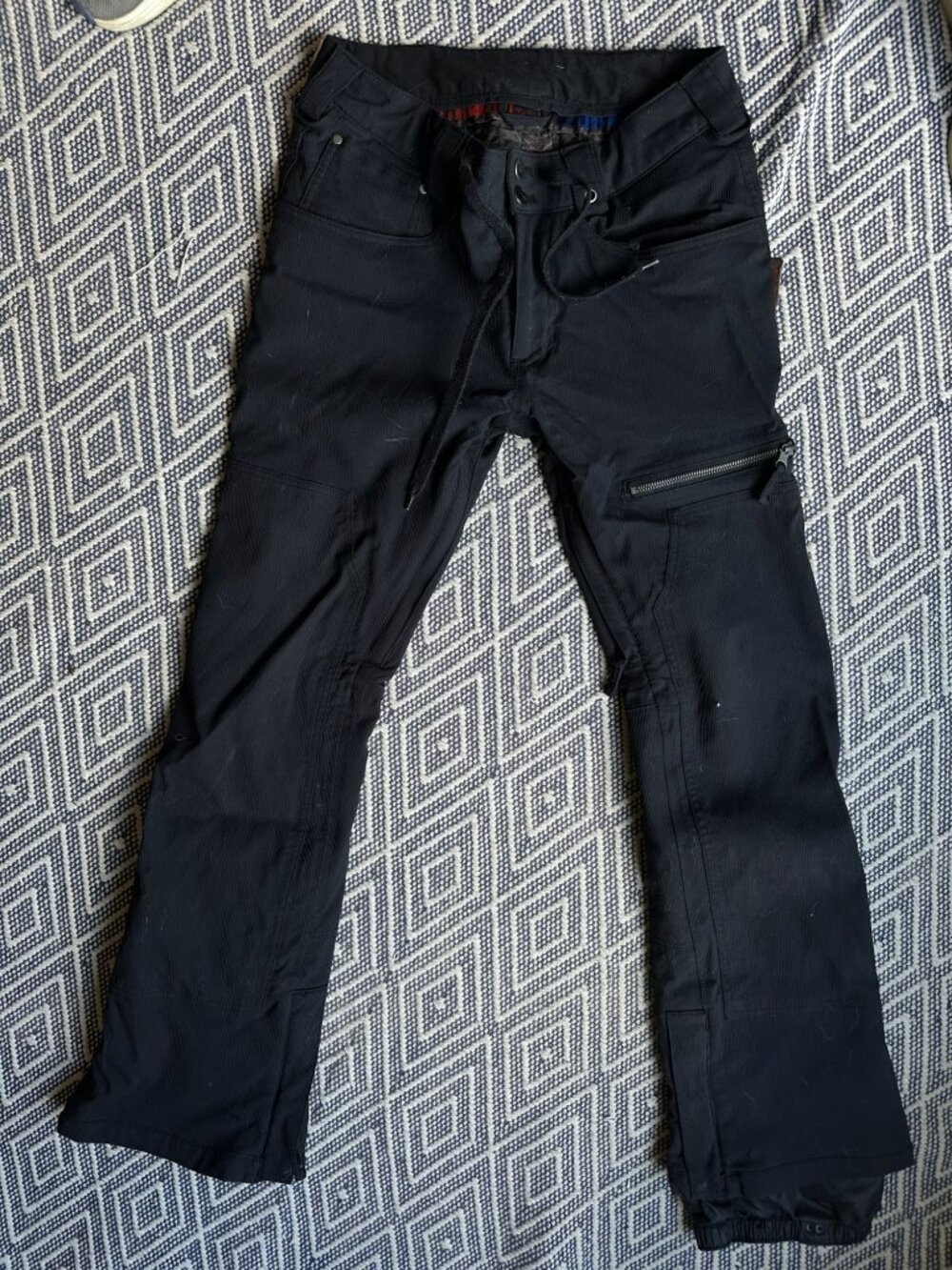 Burton men's black dryride ski snowboard pants Small